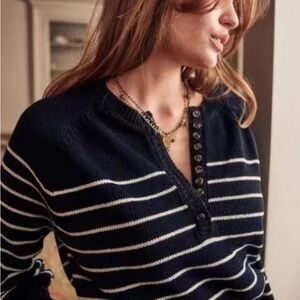 Sezane Leontine Striped Sweater